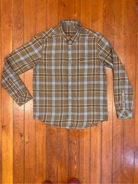 Toad & Company Men's Plaid Button-Down Shirt - Size M